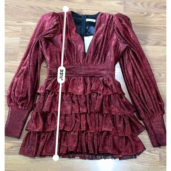 NEW ARRIVALS - Raffaella In Kir Royale Dress size 40 / US SMALL - Picture 8 of 14